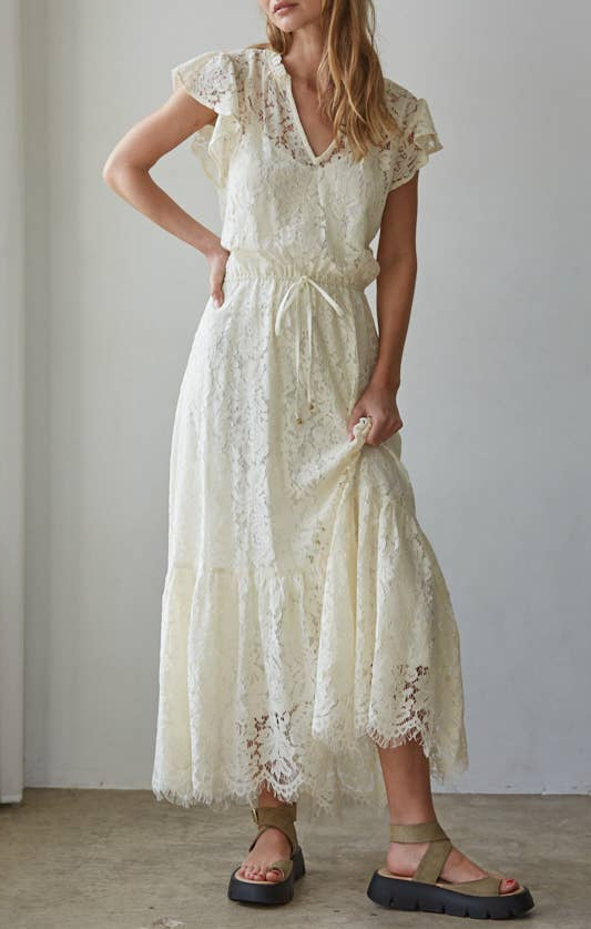 Olivia Lace Maxi Dress shop at boltranchstore.com elegant lace free shipping