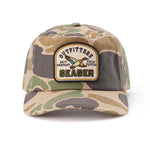 Seager Outfitters Trucker Snapback Duck Camo breathable mesh back panels ranch wear
