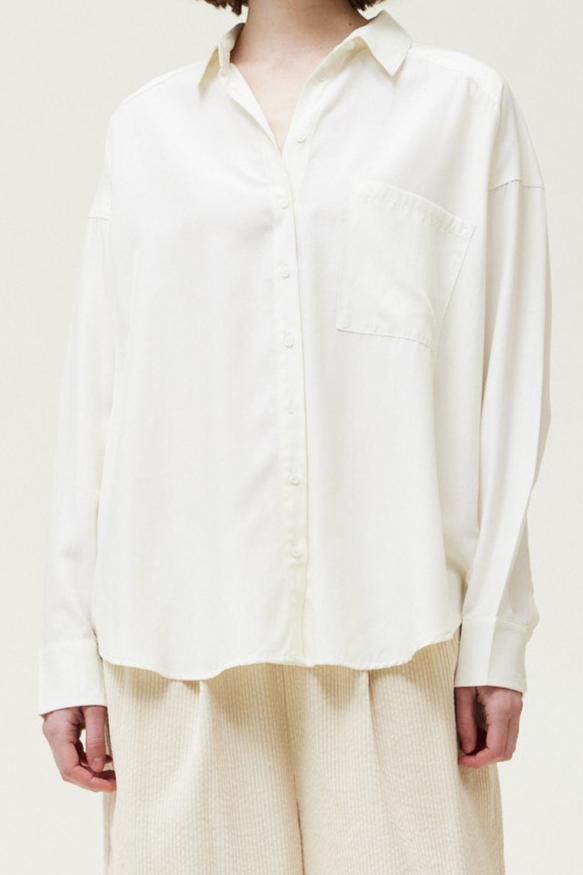 Oversized Collared Button Up Shirt