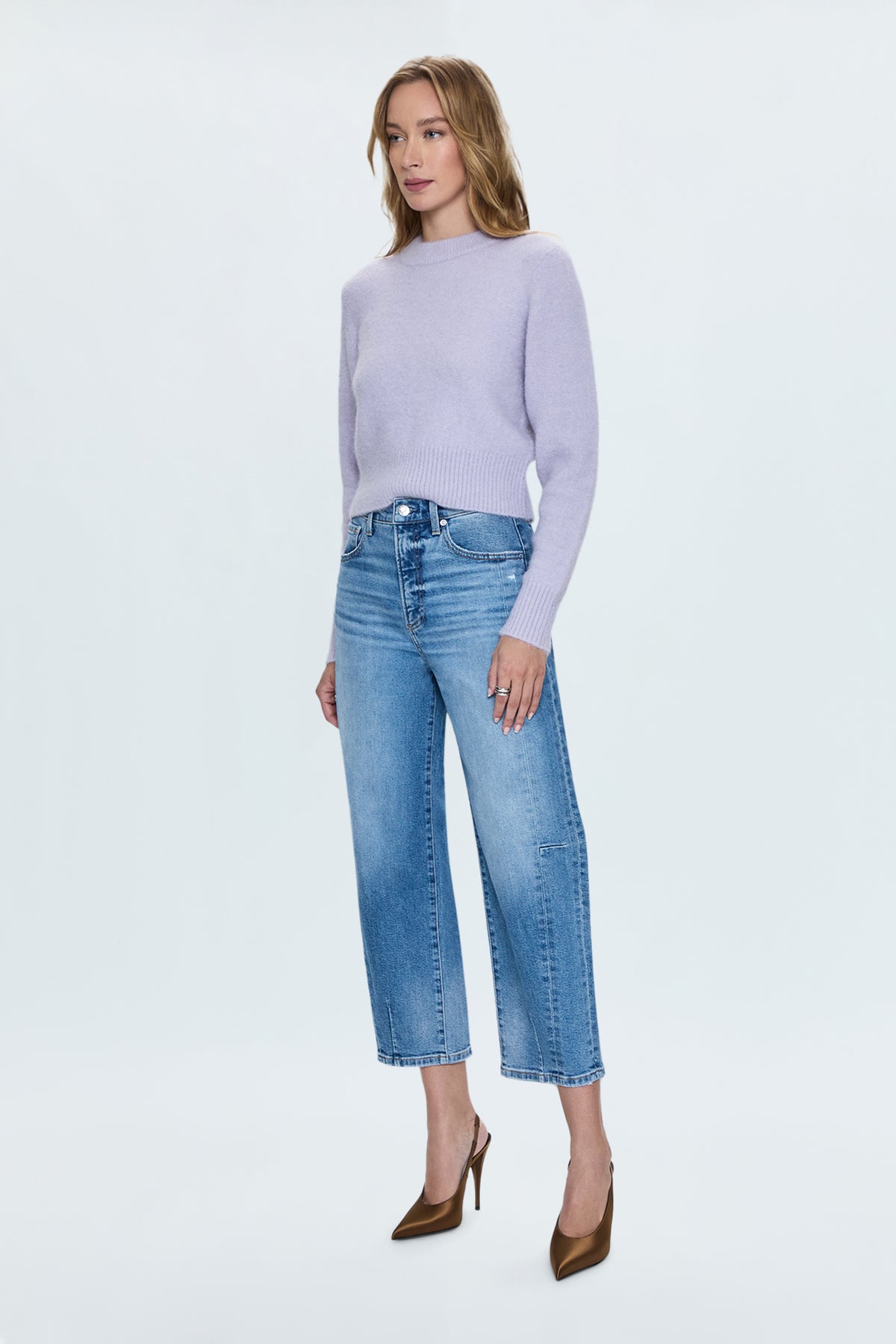 Eli High Rise Barrel Jean