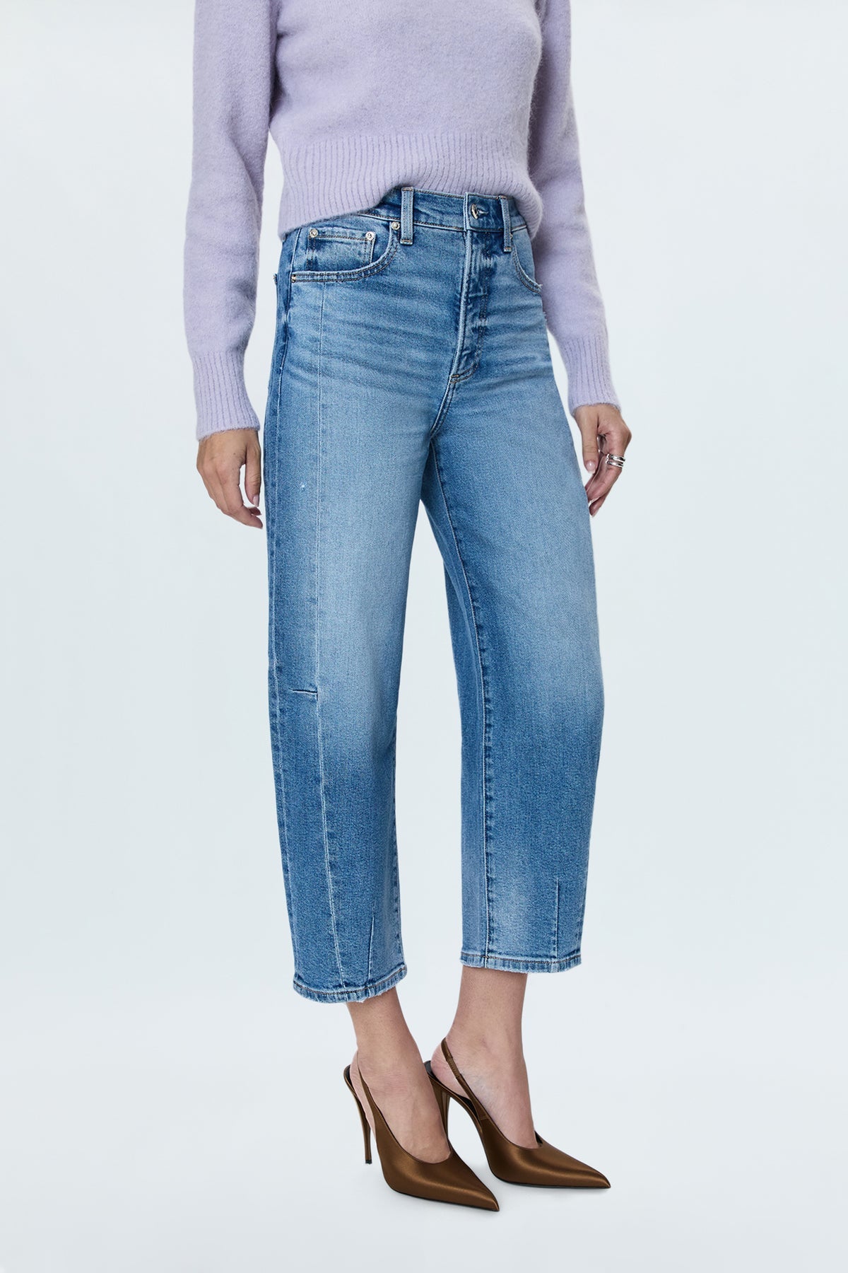 Eli High Rise Barrel Jean