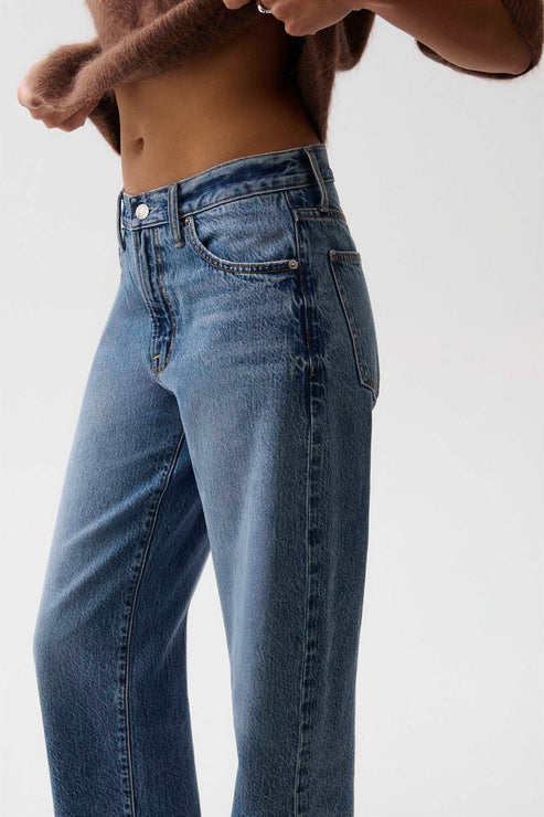 Pistola Donny Rolled Hem Boyfriend Jean in Wilcox