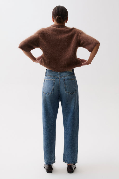 Pistola Donny Rolled Hem Boyfriend Jean in Wilcox