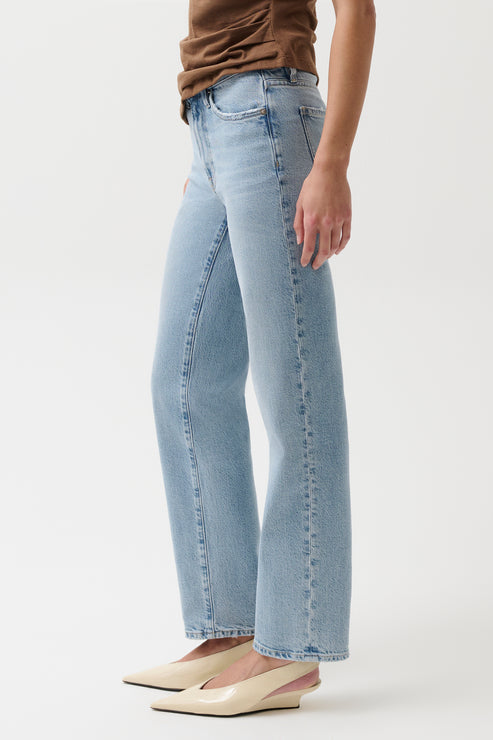 Pistola Aleks Mid Rise Straight Long Jean Agean