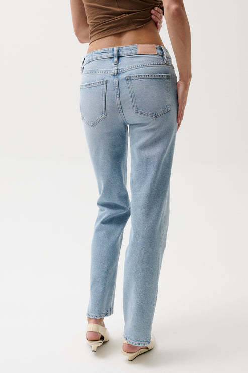 Pistola Aleks Mid Rise Straight Long Jean Agean