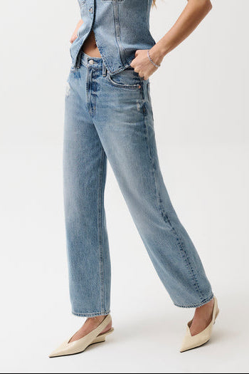 Pistola Wes High Rise Barrel Jean Blue Cloud P00016820 womens denim pants jeans Boltranchstore.com Free Shipping new summer 2026 in stock