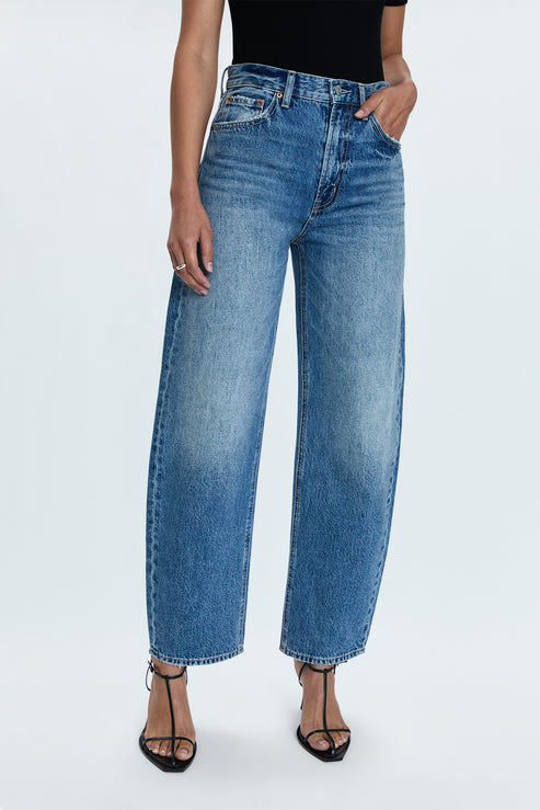 Pistola Wes High Waist Barrel Jeans P00016820RLSPCTL womens pistola denim pants jeans barrel popular viral Boltranchstore.com free shipping