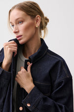 Pistola Bibi Blouson Jacket Nightfall everyday denim jacket for layering in Park City and Kamas Utah
