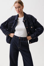 Pistola Bibi Blouson Jacket Nightfall soft volume blouson silhouette with a gently gathered hem womens western clothing
