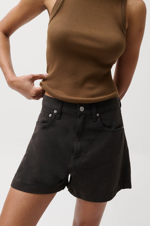 Pistola Kimora High Rise Linen Short