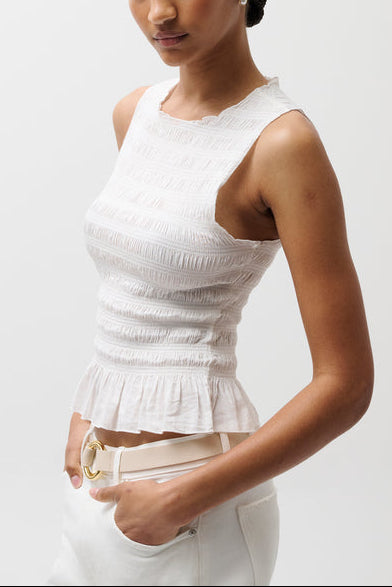 Pistola Phoebe Smocked Tank
