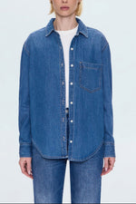 Pistola Jaine essential denim shirt The denim shirt you'll reach for again and again. Jaime delivers essential styling with a relaxed fit and classic button-up design Boltranchstore.com