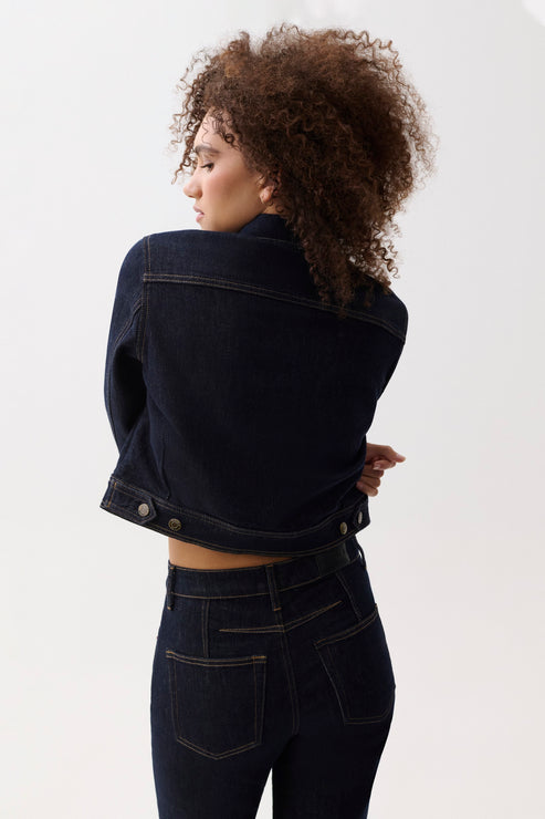 Pistola Leonie Cropped Denim Jacket