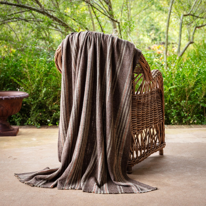 Fennel Striped Blanket