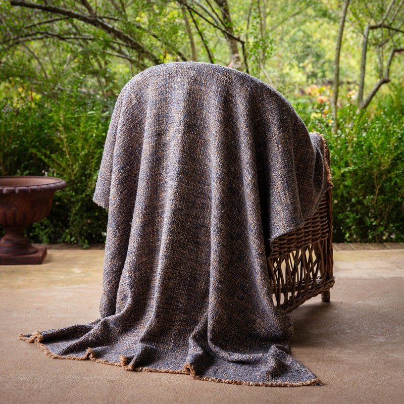 Cornflower Nubby Throw