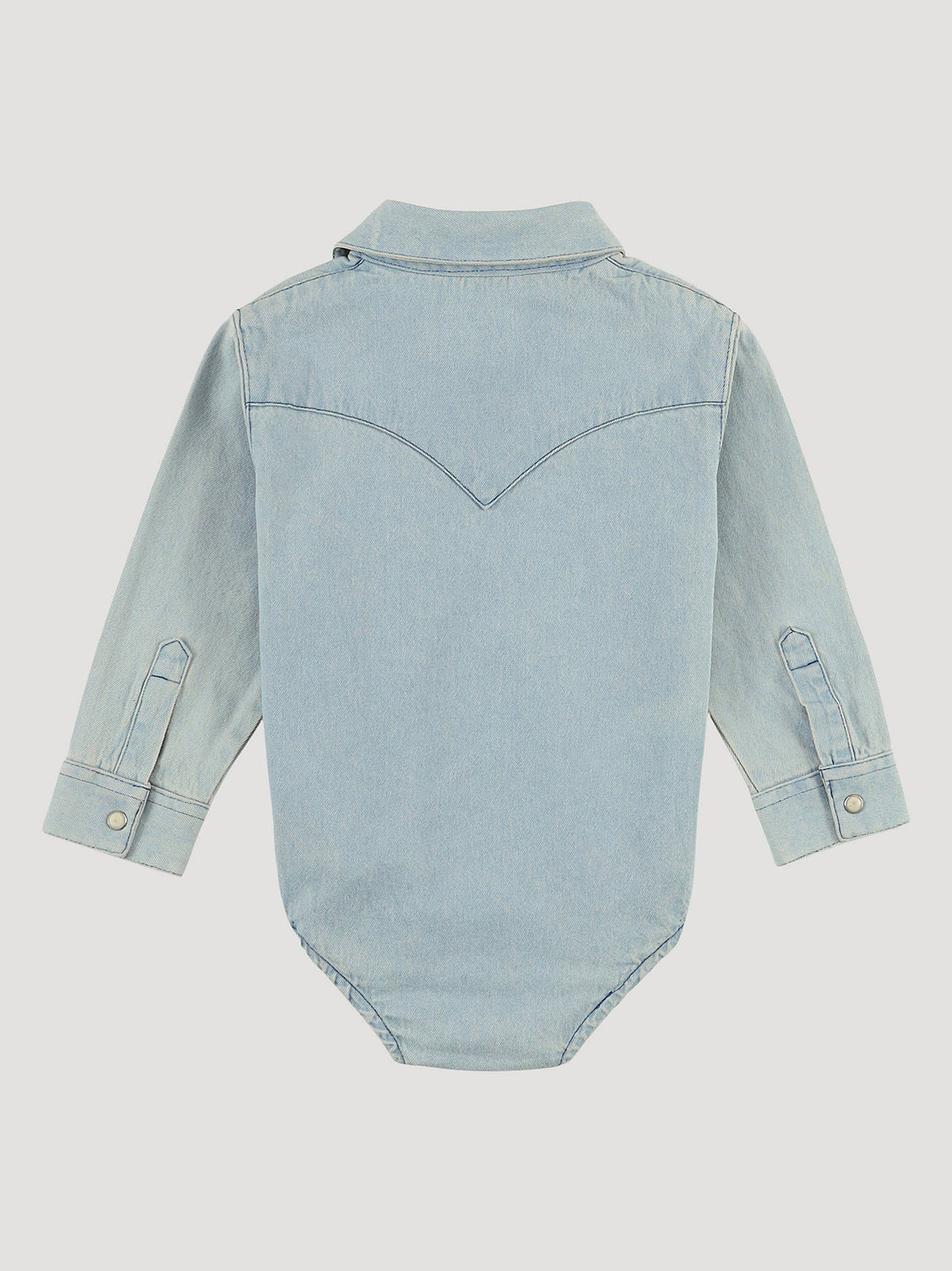 Wrangler Baby Denim Onesie Western Snap
