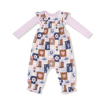Patchwork Cowgirl Smocked Overall Set buy at boltranchstore.com