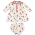 Pointer Pups and Duck Buddies - Polo with Cargo Pant find at boltranchstore.com western baby