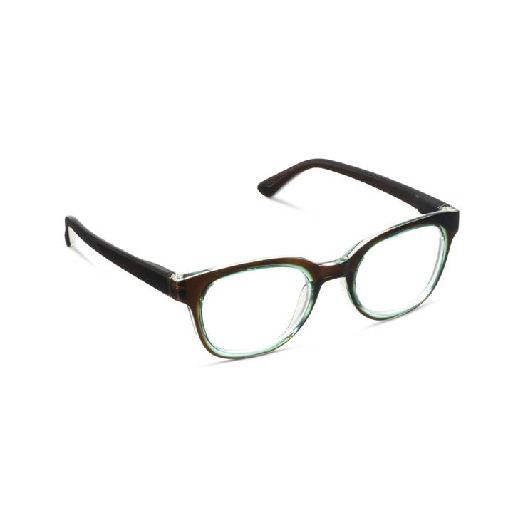 Peepers Spell Reading Blue Light Eyeglasses at boltranchstore.com with free shipping Pair of eyeglasses with a tortoiseshell frame blue light