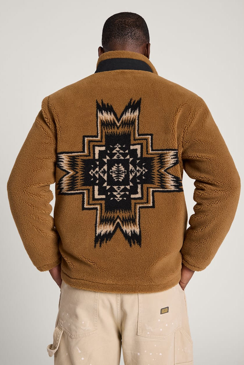 Pendleton Mens Autumn Star Fleece Jacket outerwear fall 2025 free shipping Boltranchstore.com