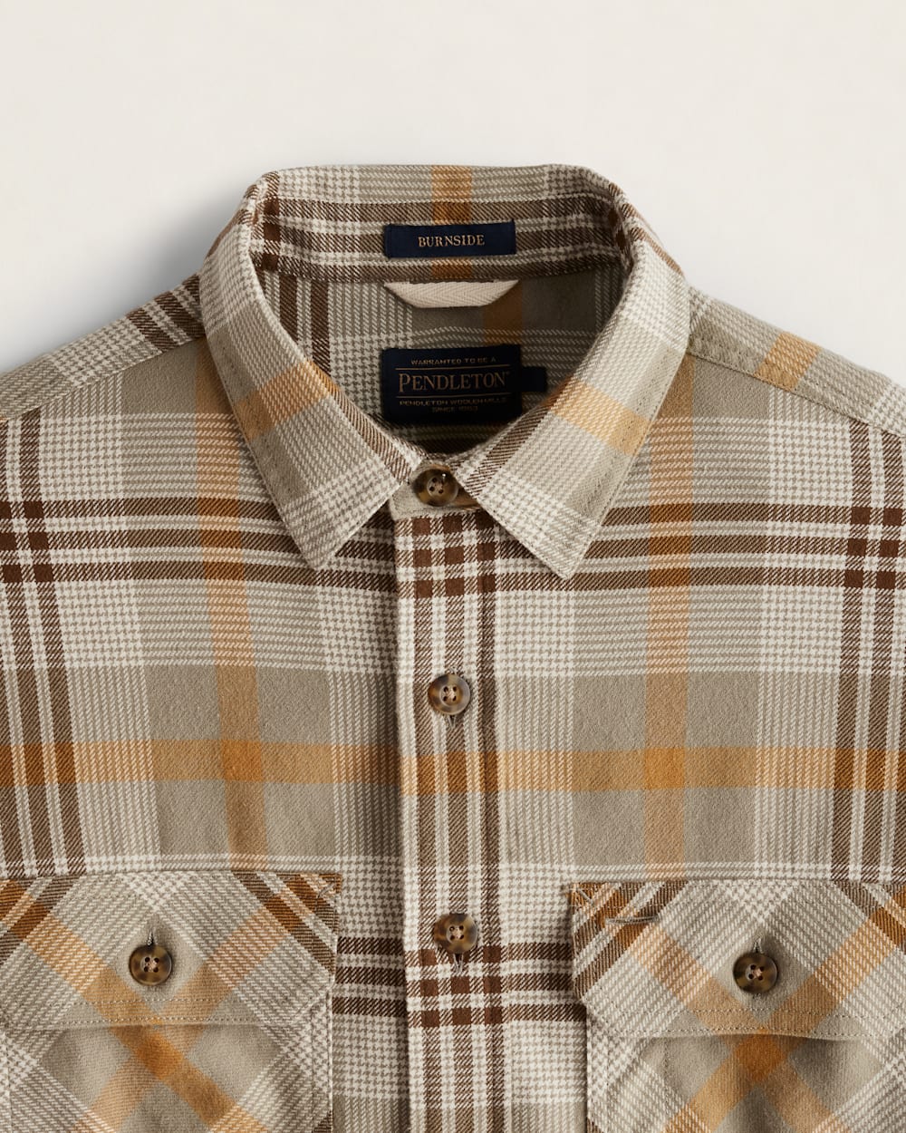 Pendleton Mens Burnside Plaid Flannel Shirt