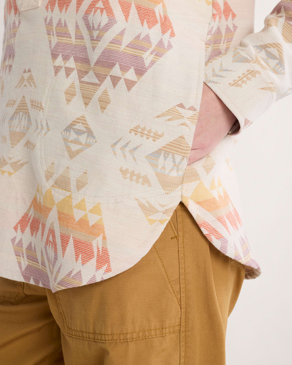 Pendleton Womens Arcadia Flannel Popover Shirt pockets