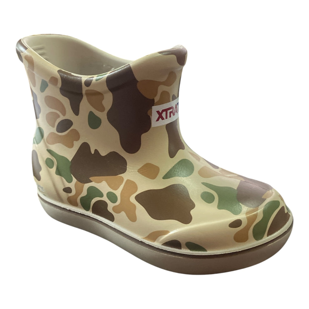 XTRATUF Youth Little Duck Camo Ankle Deck Boots