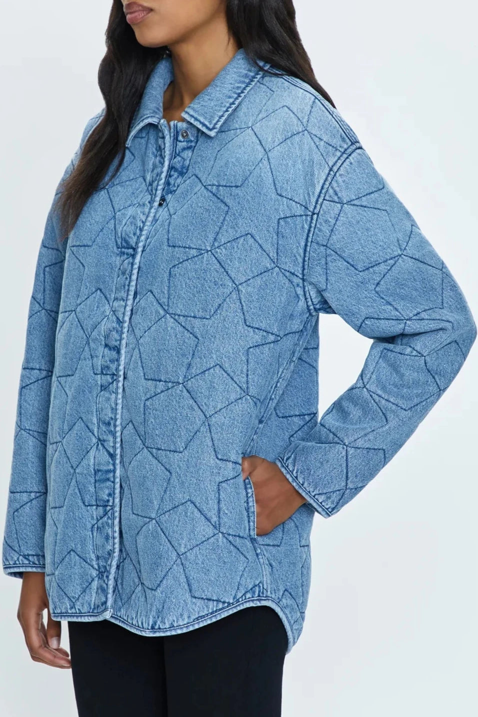 Pistola Alyssa Oversized Quilted Shacket