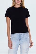 Pistola Alba Baby Tee womens black short sleeve t shirt noir women pistola summer at boltranchstore.com
