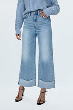 Pistola Lana High Rise Ultra Wide Jean in Snowcat order at boltranchstore.com