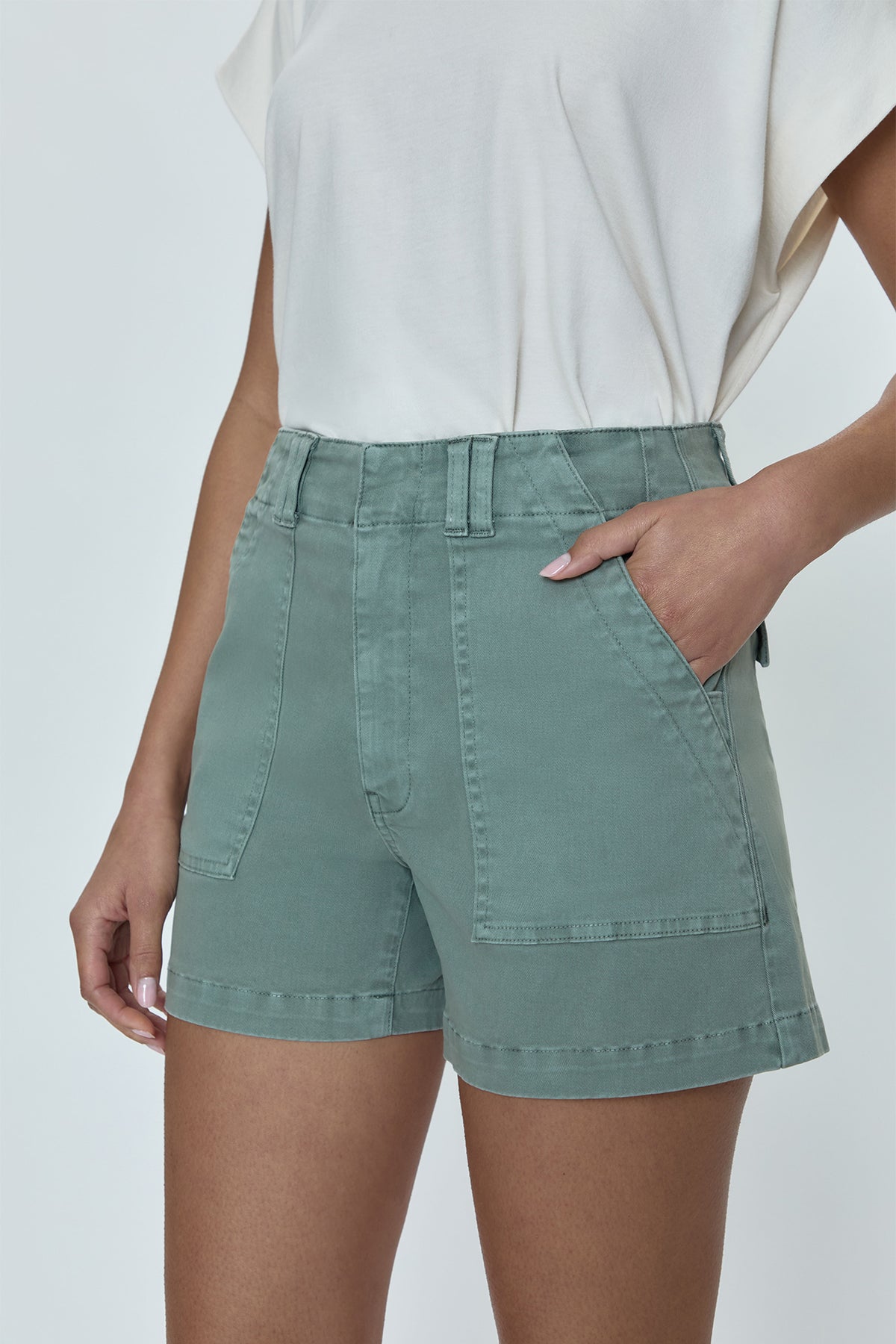 Pistola Marissa High Rise Utility Shorts P00126113NL BLUFF womens summer shorts cargo pistola at boltranchstore.com