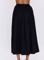 Pistola Noelle Poplin Maxi Skirt in Noir order at boltranchstore.com