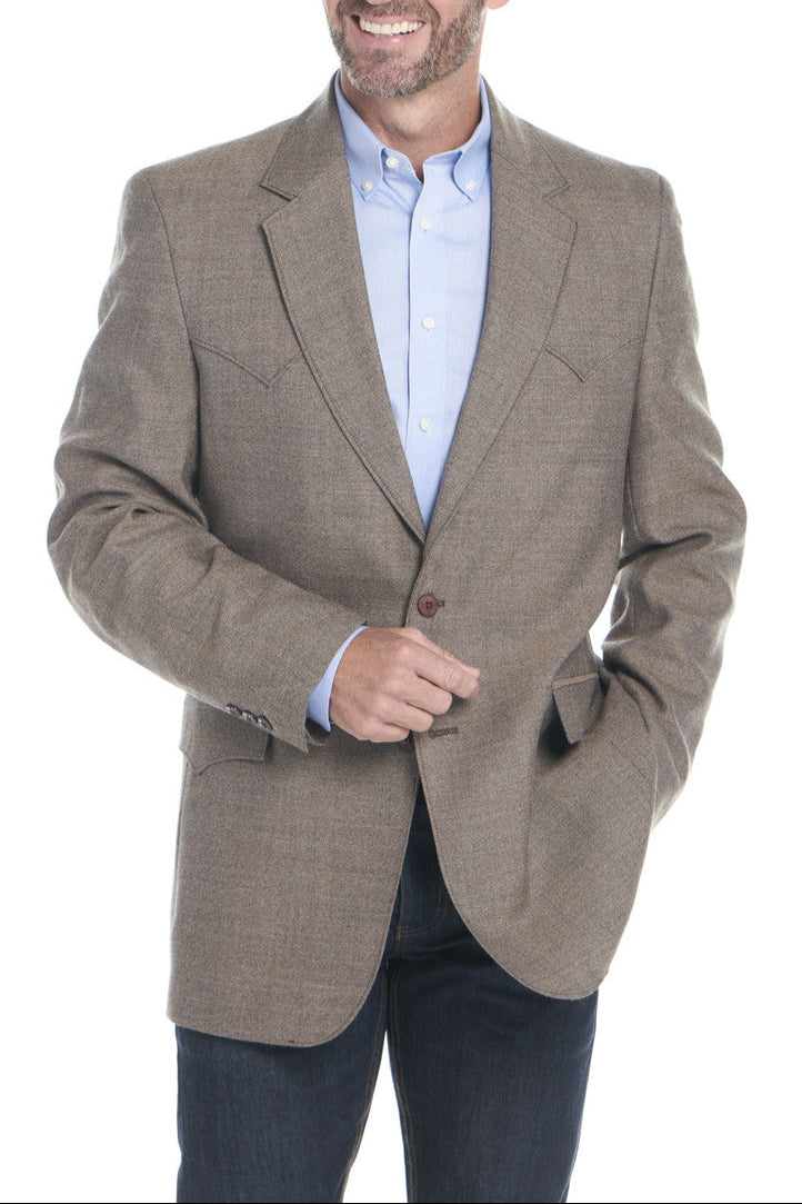 Plano Mens Donegal Sport Coat Mens business formal jacket western wear fashion Boltranchstore.com