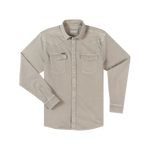 Poncho Mens The Stockton BOLTRANCHSTORE.COM free shipping in stock Beige button-up shirt with two front pockets pearl snap button up