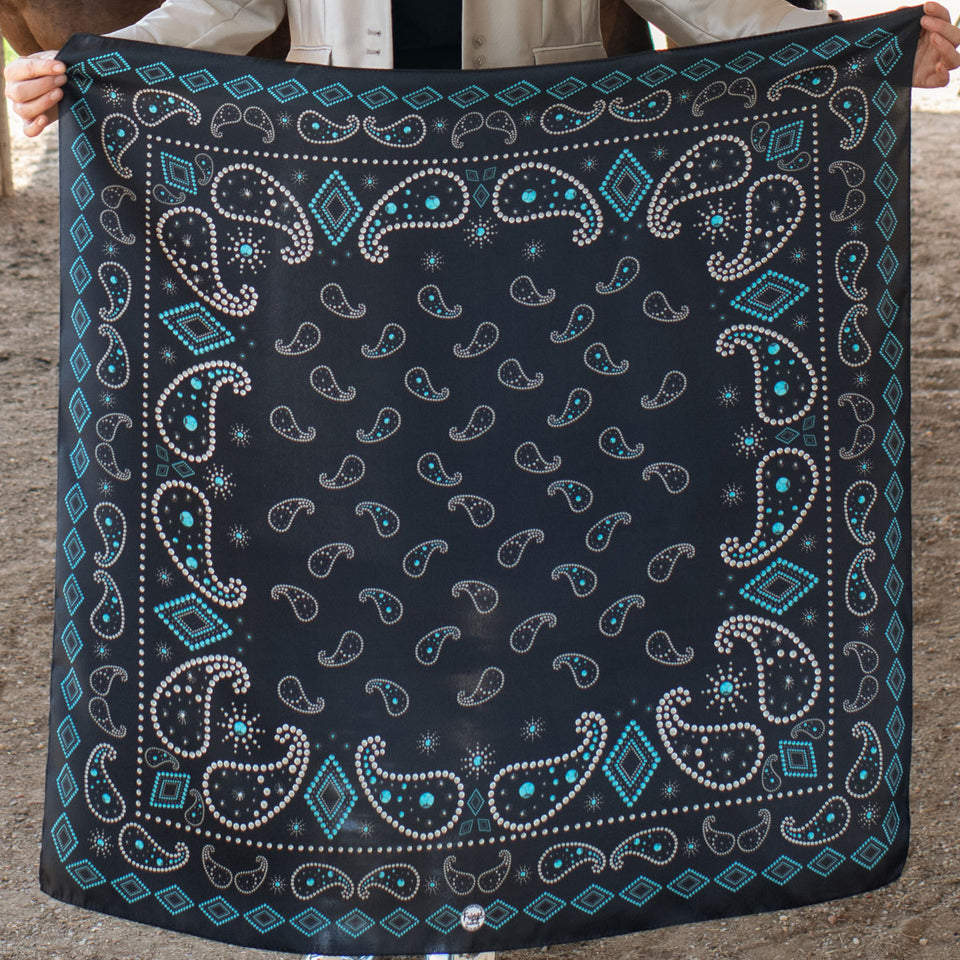 Fringe Pretty Paisley Scarf