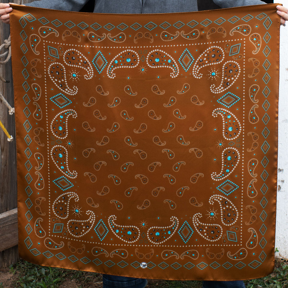 Fringe Pretty Paisley Scarf