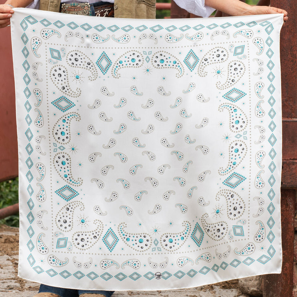 Fringe Pretty Paisley Scarf
