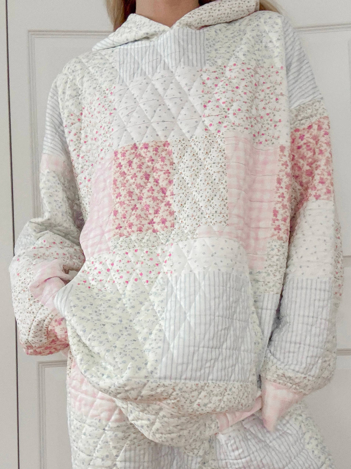 Quilted Womens Pastel Hoodie Buy at Boltranchstore.com