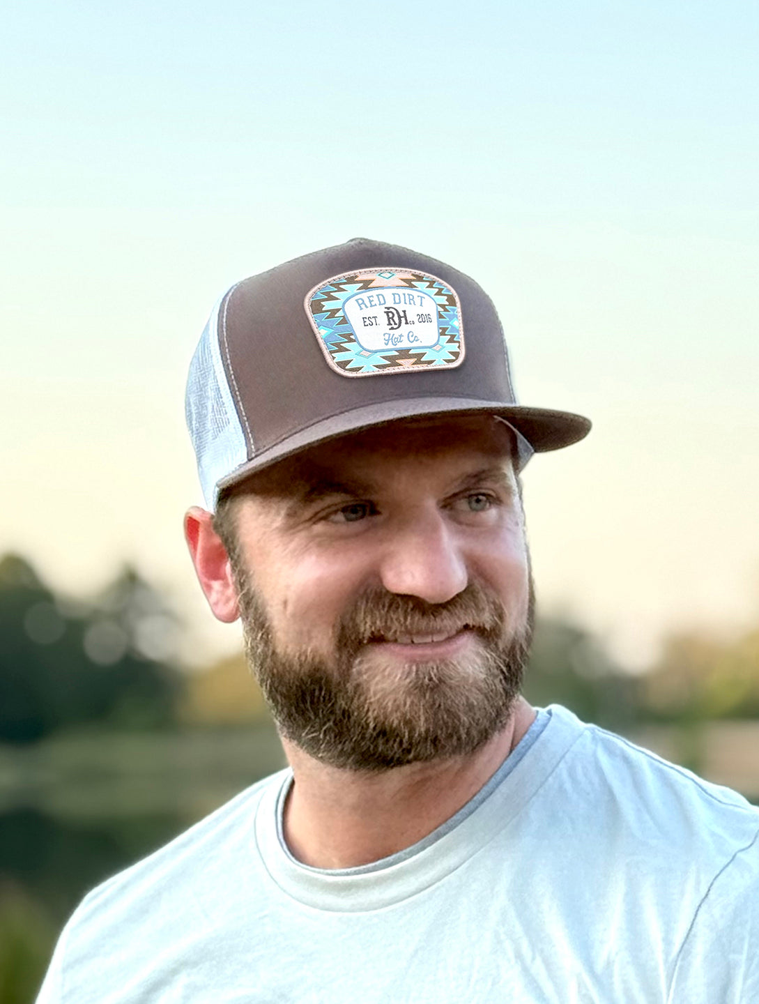 Red Dirt Hat Aztec Jango Flat Bill Hat at boltranchstore.com