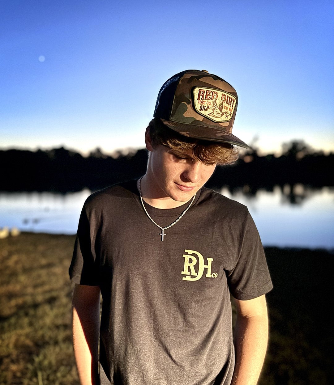 Red Dirt Fly South Camo Hat