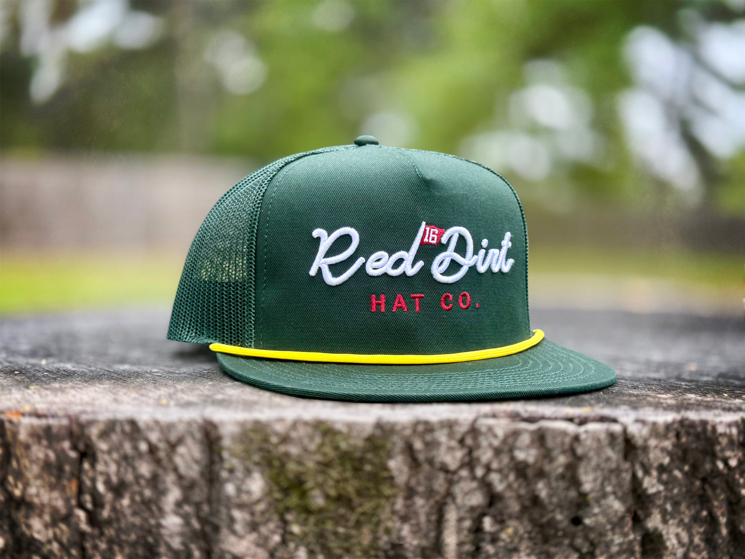 Red Dirt Hole in One Hat RDHC-508 mens womens unisex ball cap trucker hat green green mesh cute new Red Dirt Hat Co Boltranchstore.com Free Shipping