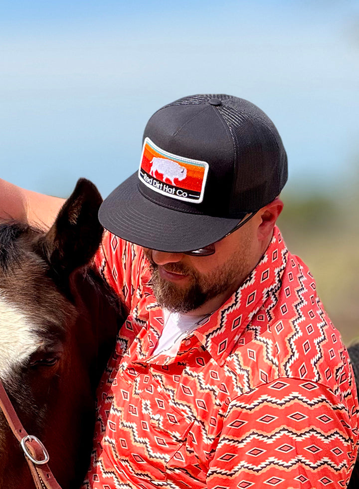 Red Dirt Hat Picking the Boone mens womens western buffalo cap trucker cap Boltranchstore.com Free Shipping