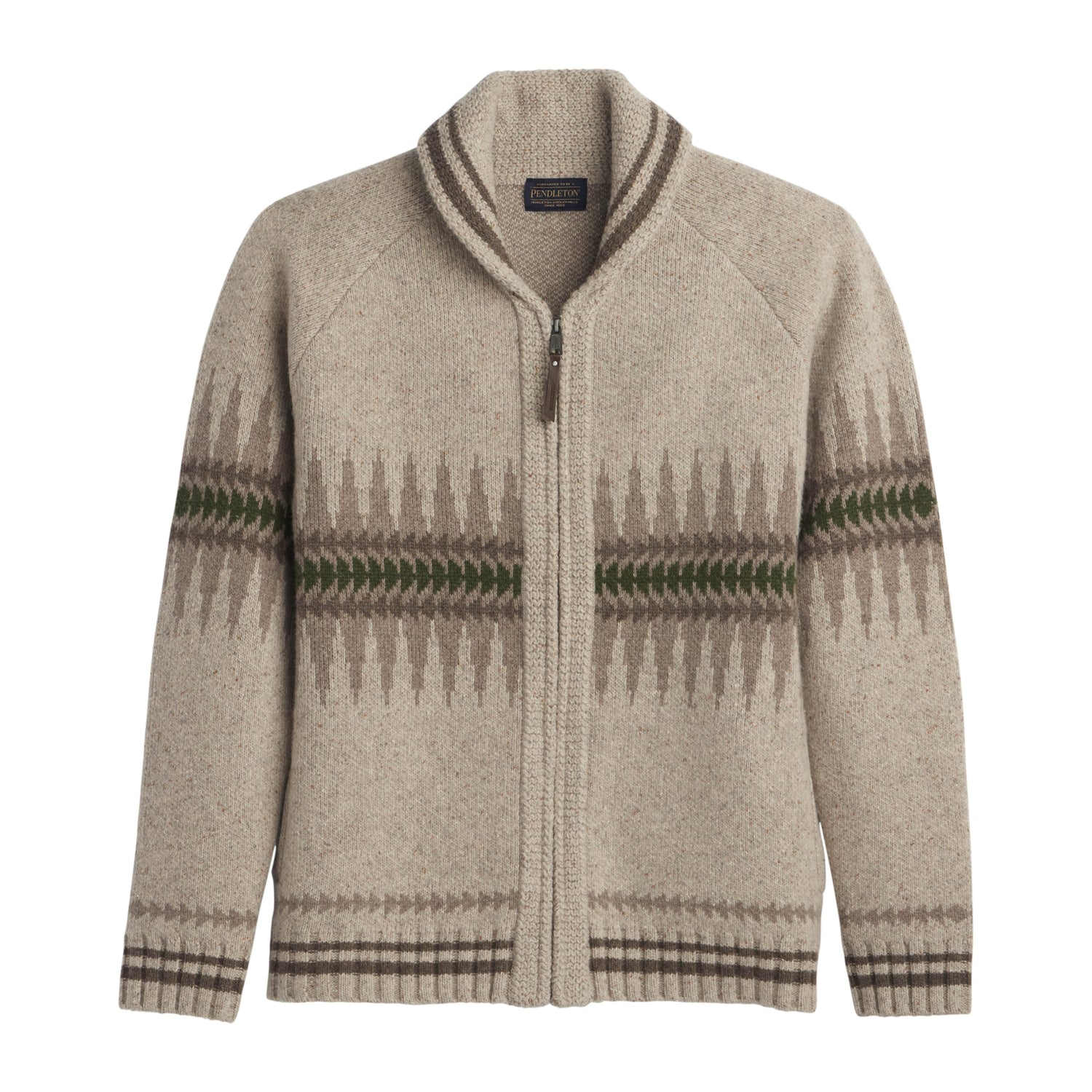 Pendleton Mens Sawtooth Buck Zip Sweater