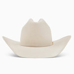 Resistol 30X Alpine Cowboy Hat Pearl gold plated horseshoe buckle set on the hatband