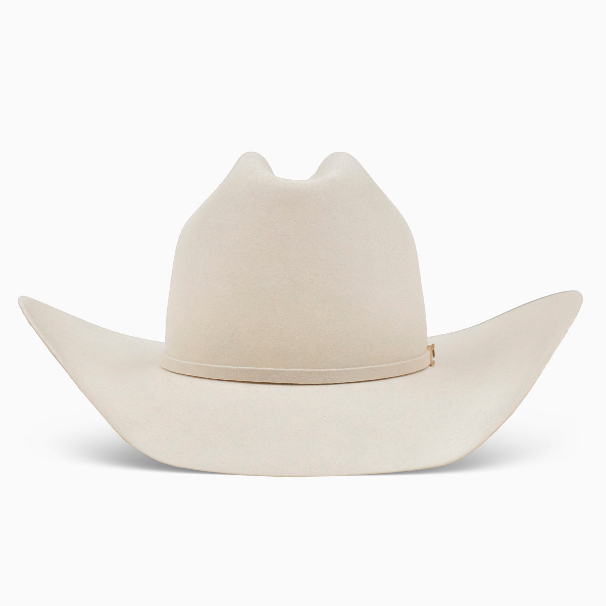 Resistol 30X Alpine Cowboy Hat Pearl gold plated horseshoe buckle set on the hatband