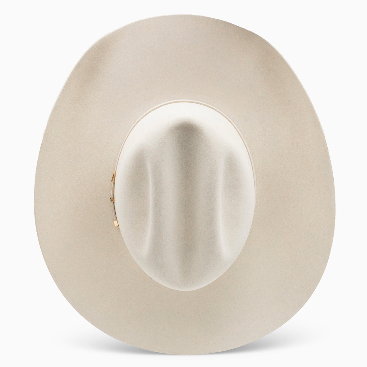 Resistol 30X Alpine Cowboy Hat Pearl chocolate cowhide leather sweatband with matching liner