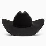 Resistol 6X USTRC Cowboy Hat Black US Team Roping Championships pendant on the hatband