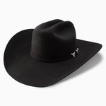 Resistol 6X USTRC Cowboy Hat Black black 6X felt cowboy hat with cattleman crown rodeo western clothing Utah SKU RFUSTR724207