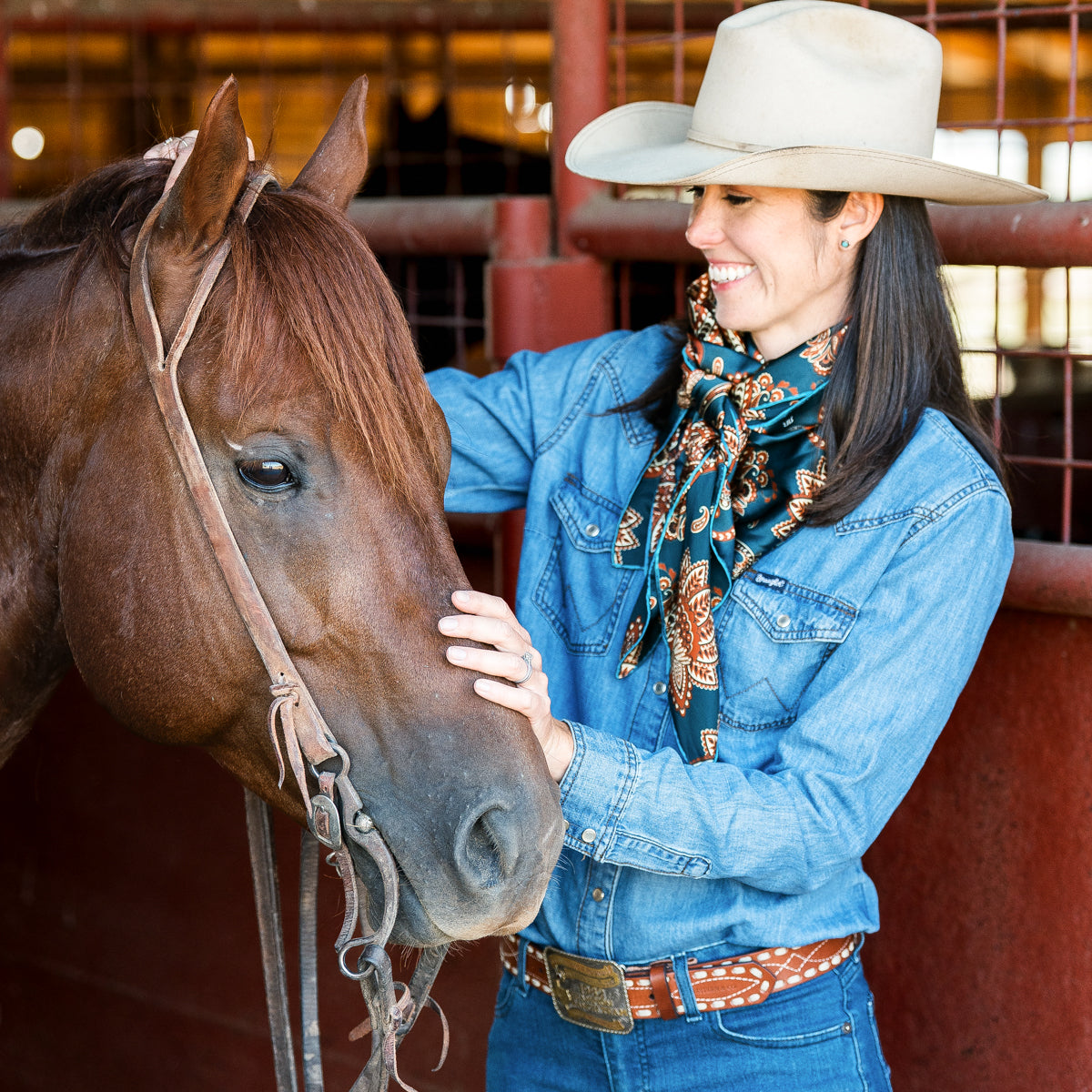 Fringe Cattleman Scarf
