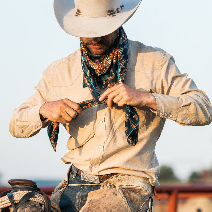Fringe Cattleman Scarf